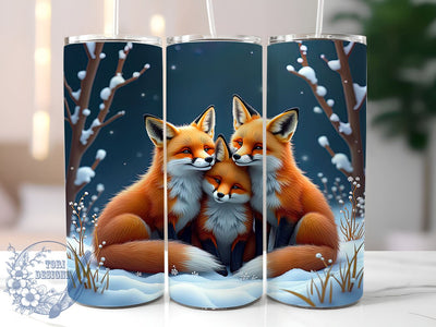 Fox Wildlife Forest 20oz Tumbler Wrap, Animal Design, 20oz Tumbler, Sublimation Wrap, Nature Gifts, Forest Drinkware Sublimation ToriDesigns 