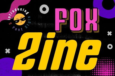 Fox Zine: 5 Font Styles Font Fox7 By Rattana 