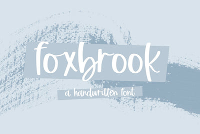 Foxbrook Handwriting Font Font Beck McCormick 