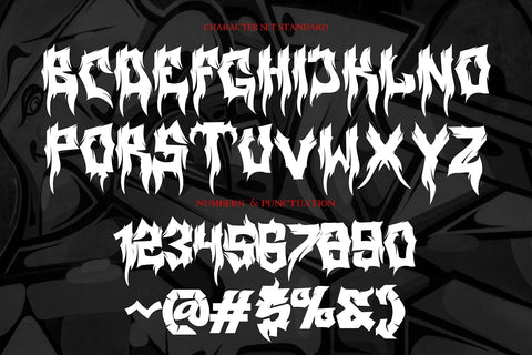 Foxes Storm - Blackmetal Font Font Mozzatype 