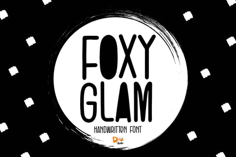 Foxy Glam Font Dm Letter Studio 