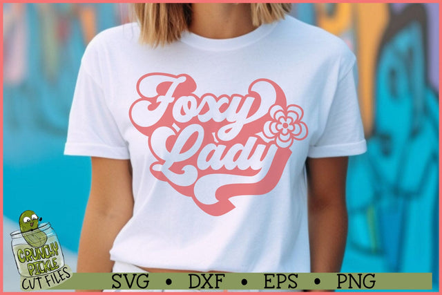 Foxy Lady SVG File SVG Crunchy Pickle 