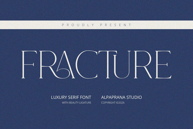 Fracture - Serif Font Font Alpaprana Studio 