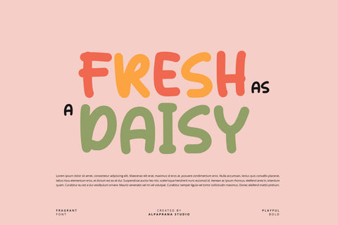 Fragrant - Playful Font Font Alpaprana Studio 