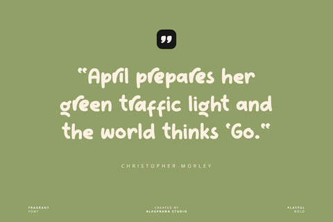 Fragrant - Playful Font Font Alpaprana Studio 