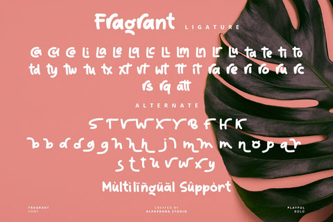 Fragrant - Playful Font Font Alpaprana Studio 