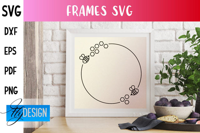 Frame SVG | Home Design SVG | Frame Circle | Frame Square | SVG Files SVG Fly Design 