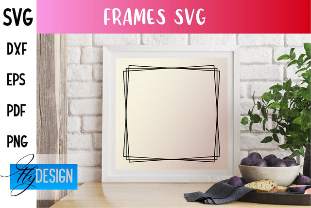 Frame SVG | Home Design SVG | Frame Circle | Frame Square | SVG Files SVG Fly Design 