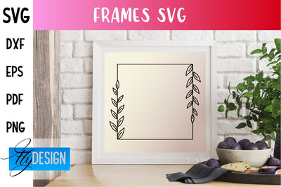 Frame SVG | Home Design SVG | Frame Circle | Frame Square | SVG Files SVG Fly Design 