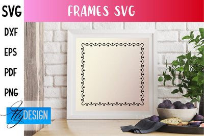 Frame SVG | Home Design SVG | Frame Circle | Frame Square | SVG Files SVG Fly Design 