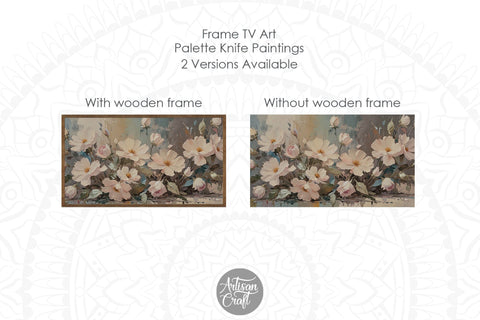 Frame tv art | impressionist paintings of flowers Digital Pattern Artisan Craft SVG 