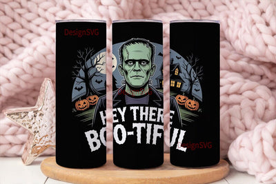 Frankenstein Boo-tiful 20oz Tumbler Wrap Sublimation DesignSVG 