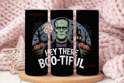 Frankenstein Boo-tiful 20oz Tumbler Wrap Sublimation DesignSVG 