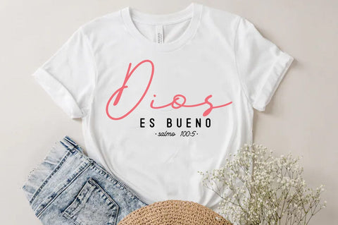Frases Religiosas SVG, Spanish Quote T-shirt SVG FiveStarCrafting 
