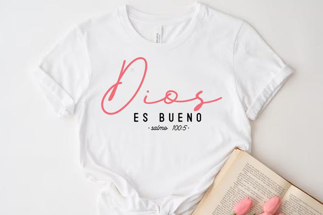 Frases Religiosas SVG, Spanish Quote T-shirt SVG FiveStarCrafting 