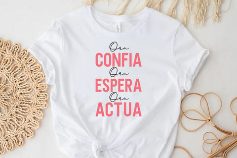 Frases Religiosas SVG, Spanish Quote T-shirt SVG FiveStarCrafting 