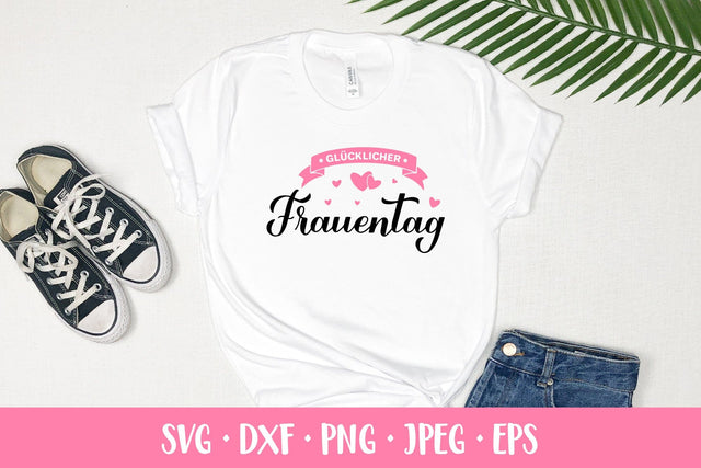 Frauentag SVG. Happy Women’s Day in German SVG LaBelezoka 