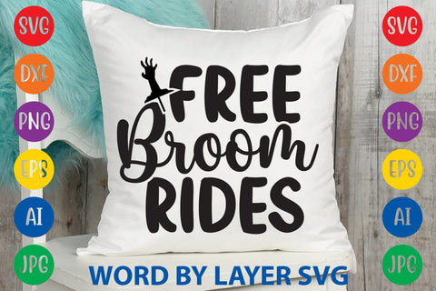 Free Broom Rides svg design SVG Rafiqul20606 