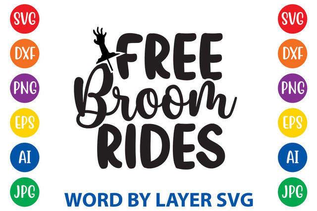 Free Broom Rides svg design SVG Rafiqul20606 