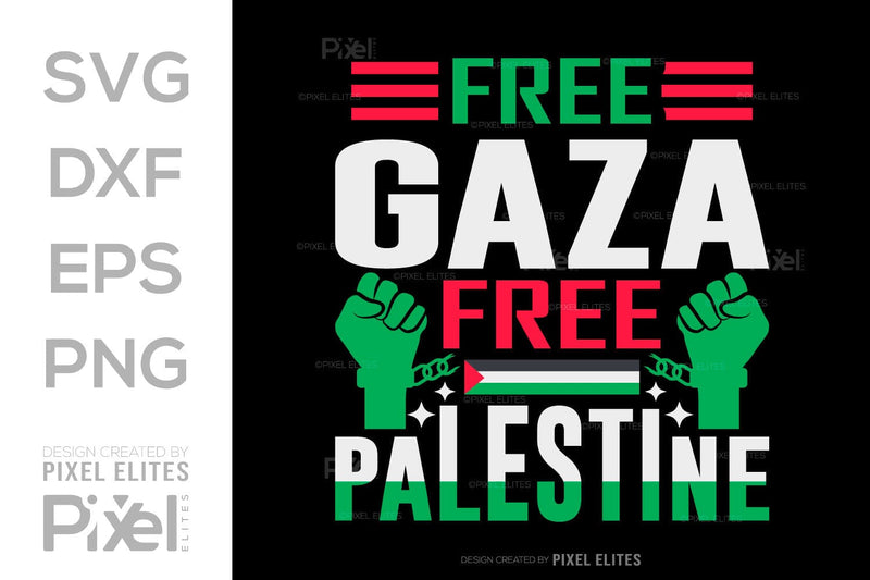 Free Gaza Free Palestine SVG Justice for Palestine Tshirt Bundle Pales ...