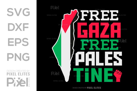 Free Gaza Free Palestine SVG Justice for Palestine Tshirt Bundle Palestine Quote Design, PET 00356 SVG ETC Craft 