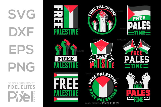 Free Palestine SVG Support Palestine Tshirt Bundle Palestine Quote Design, PET 00352 SVG ETC Craft 