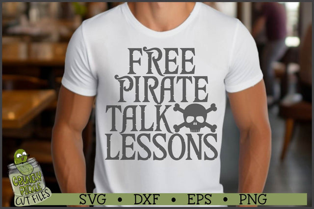 Free Pirate Talk Lessons SVG File SVG Crunchy Pickle 