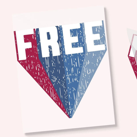 Free Retro 4th Of July DTF Transfer Physical So Fontsy T-Shirt Iron-On Transfer Shop