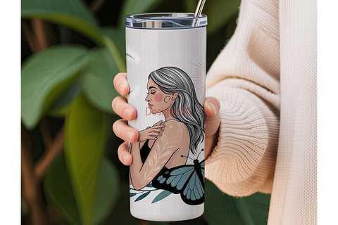 Free Spirit 20oz Tumbler Wrap Sublimation DesignSVG 
