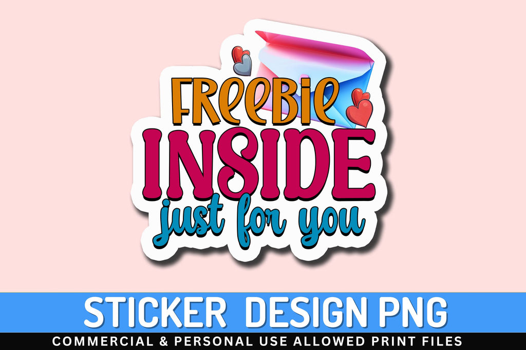 Sticker Inside Freebie inside just Sticker Design - So Fontsy