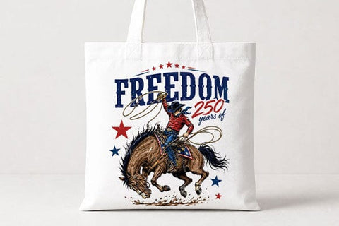 Freedom 250 Patriotic Cowboy PNG | Western Sublimation PNG SVG BillahCrafts 