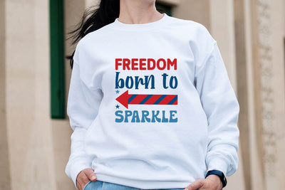 Freedom born to sparkle SVG Angelina750 