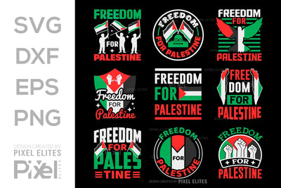 Freedom For Palestine SVG Free Palestine Tshirt Bundle Palestine Quote Design, PET 00354 SVG ETC Craft 