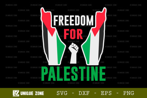 Freedom For Palestine SVG Freedom For Palestine Tshirt Bundle Palestine Quote Design, TG 0020 SVG Unique Zone 