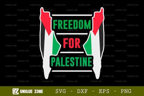 Freedom For Palestine SVG Freedom For Palestine Tshirt Bundle Palestine Quote Design, TG 0020 SVG Unique Zone 