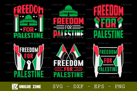 Freedom For Palestine SVG Freedom For Palestine Tshirt Bundle Palestine Quote Design, TG 0020 SVG Unique Zone 