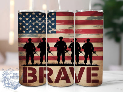 Freedom & Glory Patriotic Tumbler, 4th Of July Sublimation, USA Flag Tumbler PNG, America Brave Design, Independence Day Tumbler, 20oz Freedom Wrap, Red White Blue Tumbler Sublimation ToriDesigns 