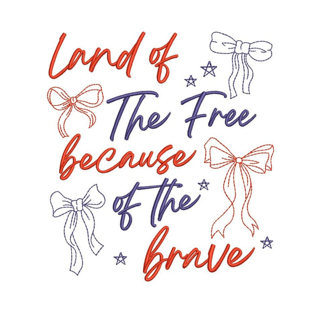 Freedom Machine Embroidery Design 4th of July Independence Day Bow Stars Embroidery File, 4 sizes, Instant download Embroidery/Applique DESIGNS Nino Nadaraia 