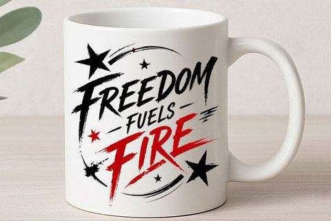 Freedom PNG Freedom Fuels Fire Patriotic Motivational Digital Download SVG BillahCrafts 