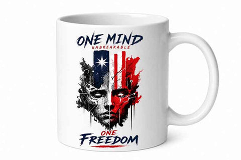 Freedom PNG | One Mind Patriotic Sublimation Design SVG BillahCrafts 