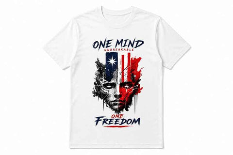 Freedom PNG | One Mind Patriotic Sublimation Design SVG BillahCrafts 