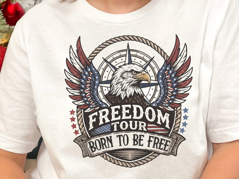 Freedom Tour Born To Be Free PNG SVG DesignDestine 