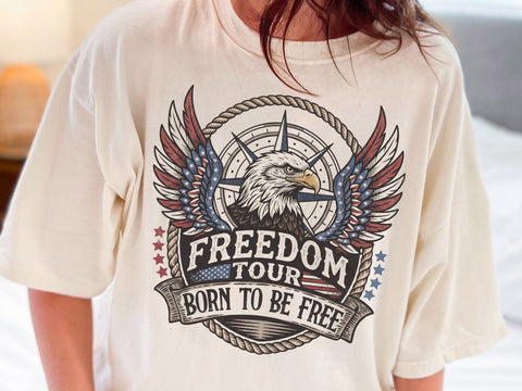 Freedom Tour Born To Be Free PNG SVG DesignDestine 