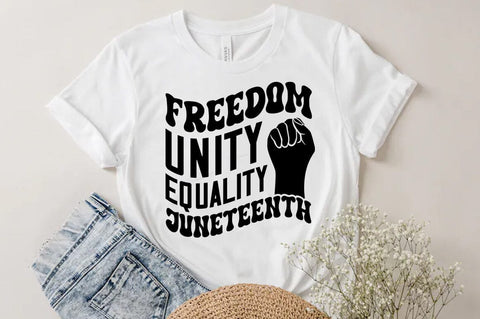 Freedom Unity Equality Juneteenth, Juneteenth SVG Design SVG FiveStarCrafting 