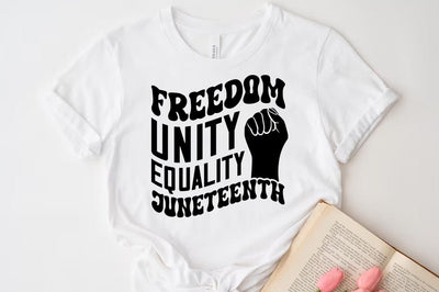 Freedom Unity Equality Juneteenth, Juneteenth SVG Design SVG FiveStarCrafting 