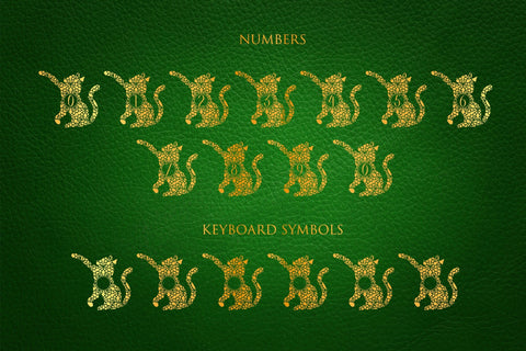 Freezy Cat Mandala Monogram Font Dm Letter Studio 