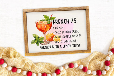 French 75 PNG design Sublimation Regulrcrative 