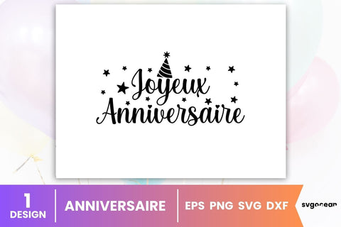French Birthday Quotes SVG Bundle SVG SvgOcean 