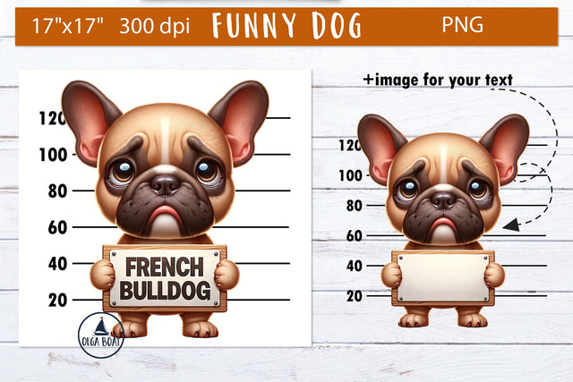 French bulldog 3d clipart dog | Funny dog sublimation Sublimation Olga Boat Design 