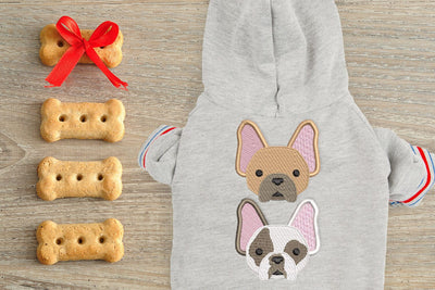 French Bulldog Face Mini Embroidery Embroidery/Applique DESIGNS Risa Rocks It 